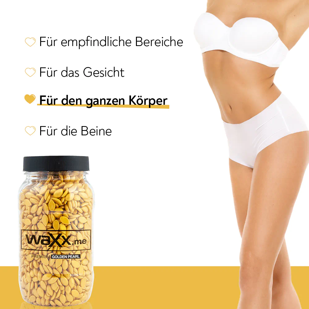 PROMO 5 Wachspackungen, 3 Körperprodukte, Wachserhitzer