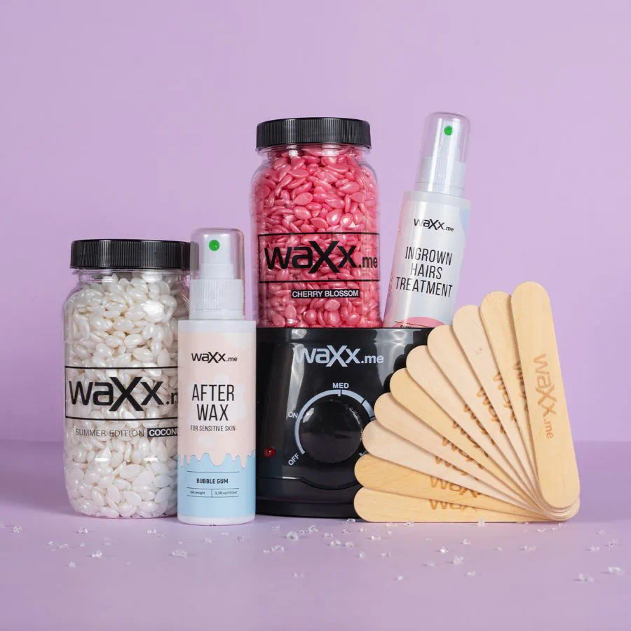 WaXx Box Lady Luxe  + Geschenk - Therapie eingewachsener Haare 