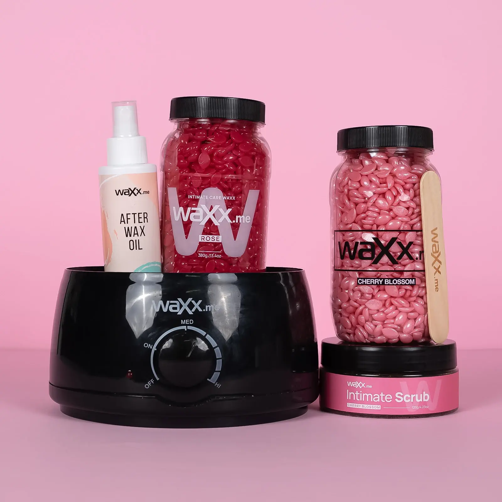 WaXx Limited Cherry Blossom Box  + Geschenk - Öl nach der Haarentfernung 