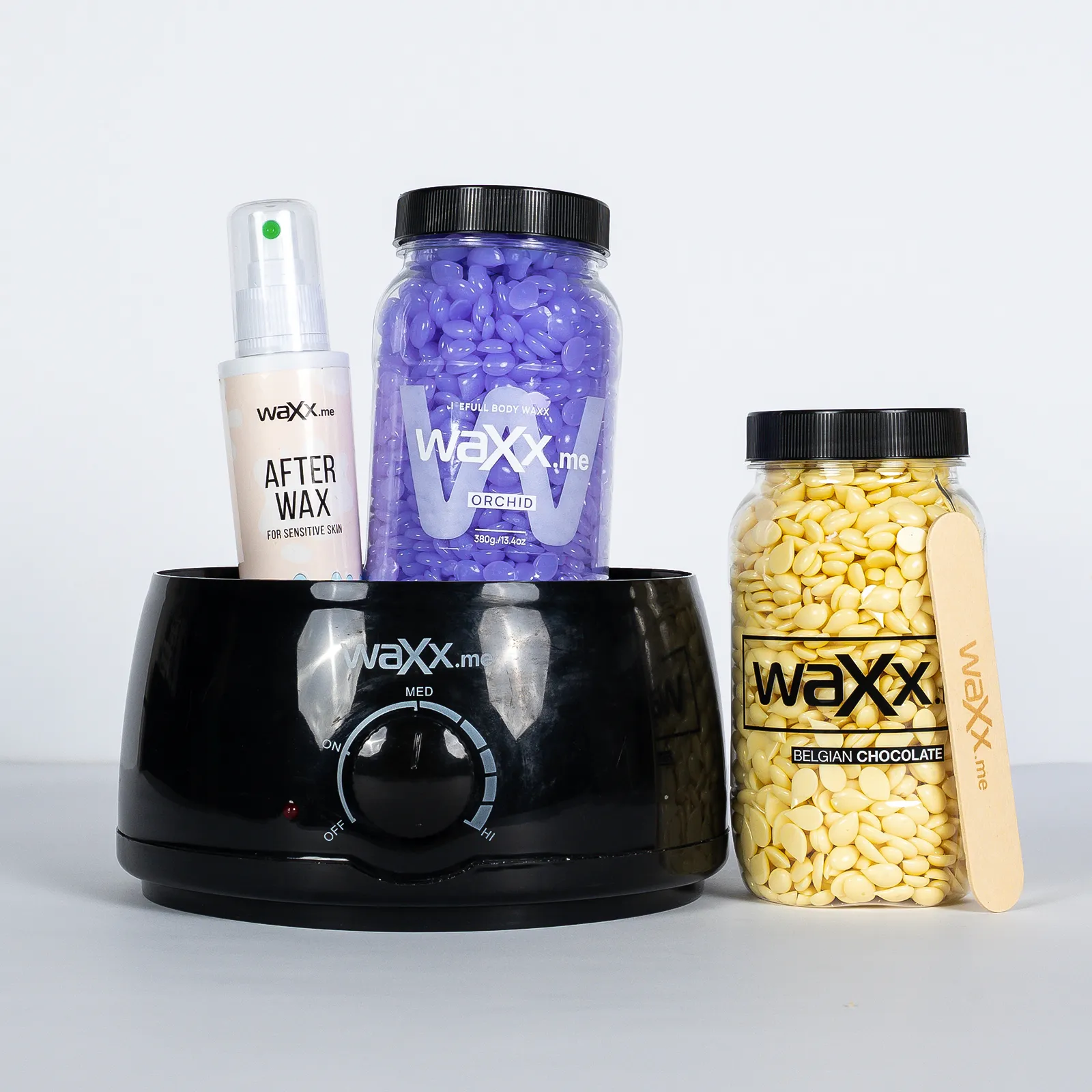 WaXx Pure Elegance Box  + Geschenk - Öl nach der Haarentfernung 