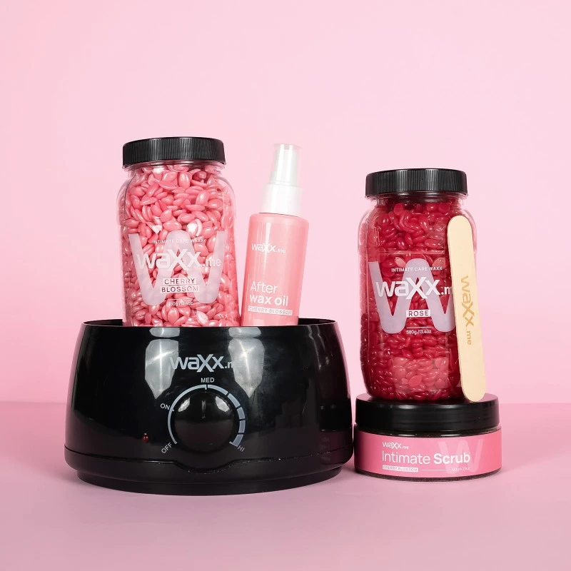 WaXx Limited Cherry Blossom Box  + Geschenk - Öl nach der Haarentfernung 