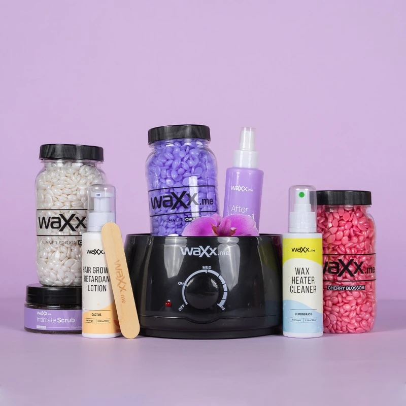 WaXx Box Orchid Skin Ritual  + Geschenk - Lotion zur Hemmung des Haarwachstums – Kaktus 