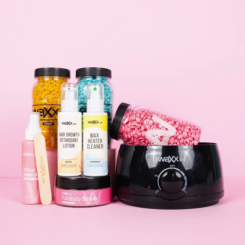 WaXx Box Pink Touch  + Geschenk - Lotion zur Hemmung des Haarwachstums 