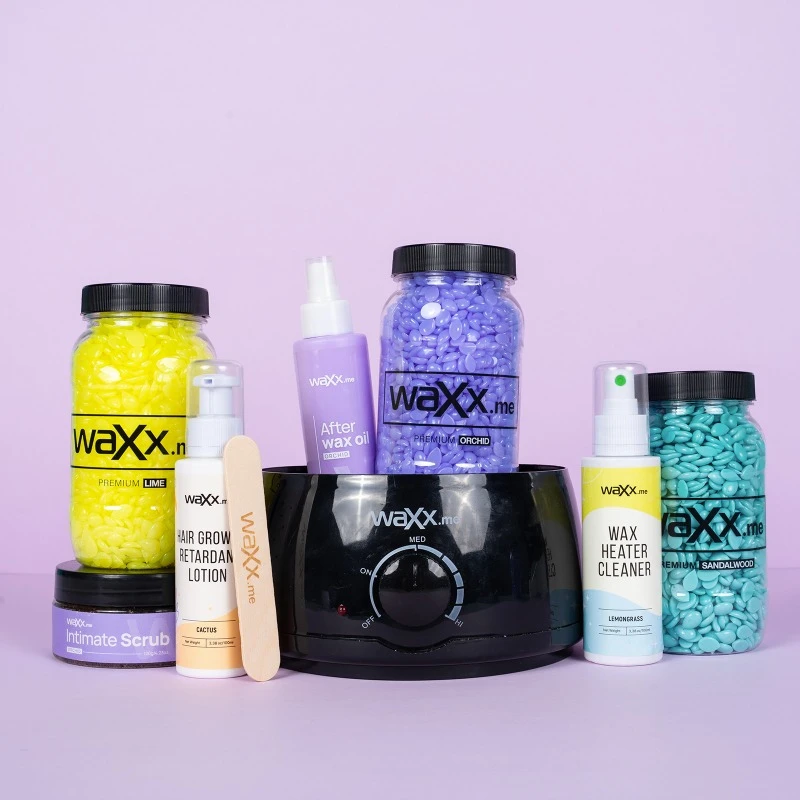 WaXx Box Orchid Skin Ritual  + Geschenk - Lotion zur Hemmung des Haarwachstums – Kaktus 