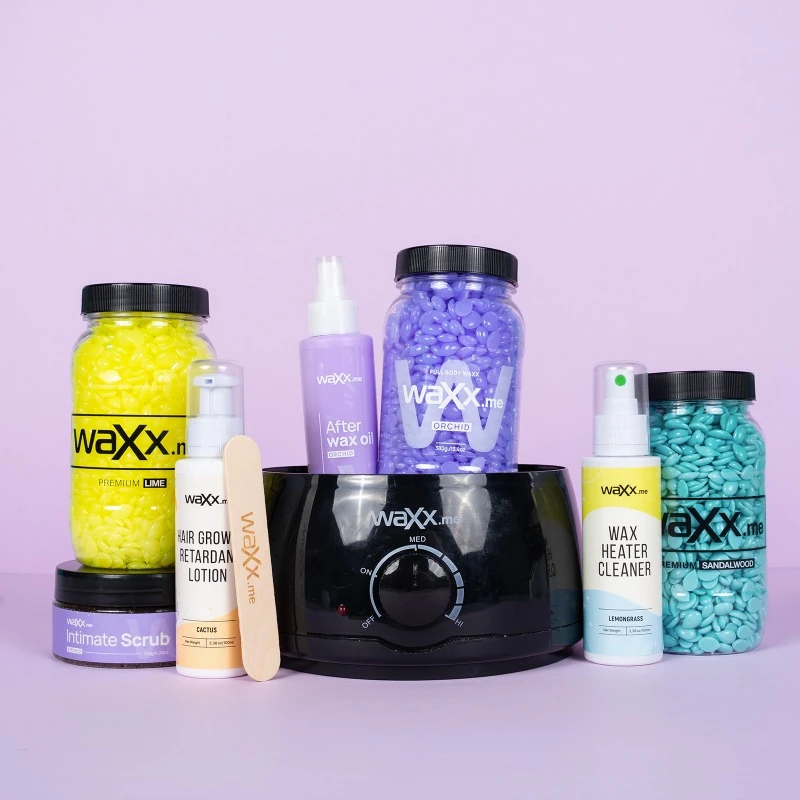 WaXx Box Orchid Skin Ritual  + Geschenk - Lotion zur Hemmung des Haarwachstums – Kaktus 