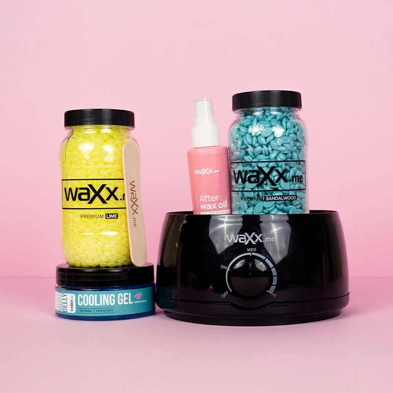 WaXx Starter Black Box  + Geschenk - Kühlendes Gel  