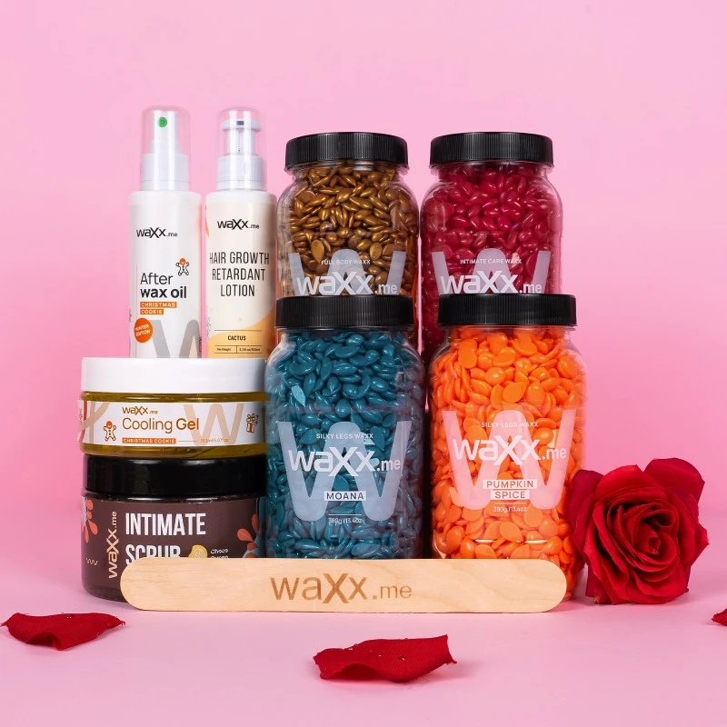 WaXx Smooth Legs Refill Box +&nbsp;Geschenk - Scrub für den Intimbereich 