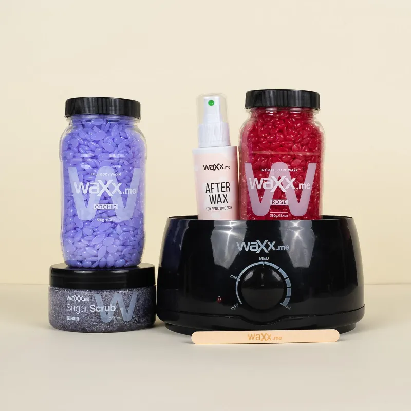 WaXx Petal Power Box  +&nbsp;Geschenk - Zucker-Körperpeeling 