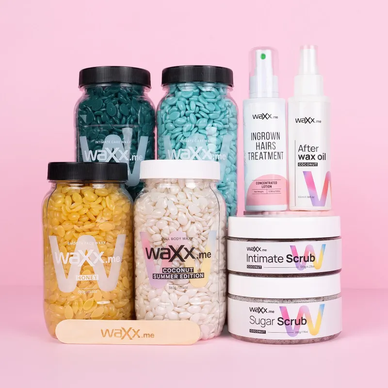 WaXx Box Coco Glow  +&nbsp;Geschenk - Zucker-Körperpeeling 