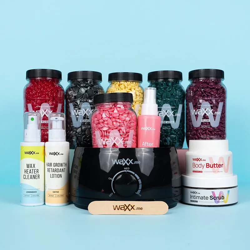 WaXx Hot & Smooth Box  +&nbsp;Geschenk - 2 Körperwachse 