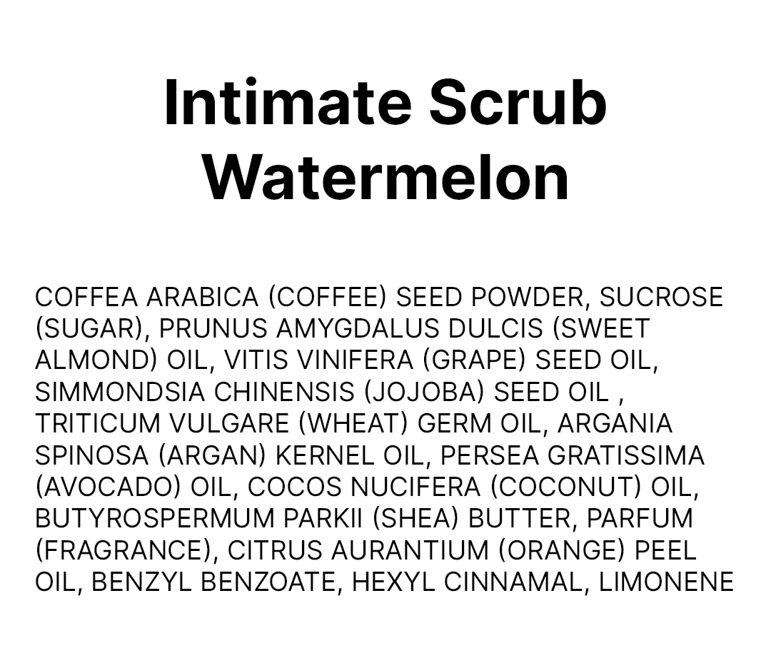 Intimate Scrub Watermelon