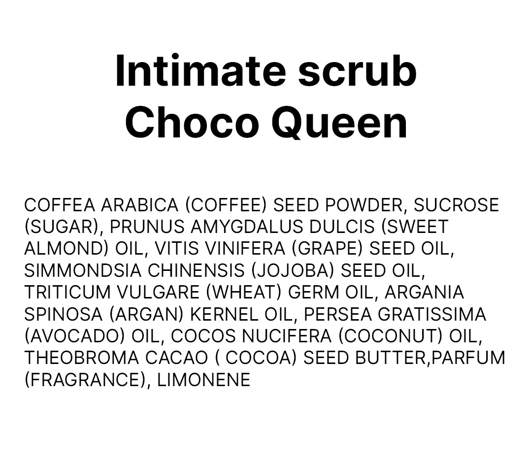 Intimate scrub Choco Queen